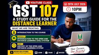 GST107 | NOU107 - A Study Guide for the Distance Learner