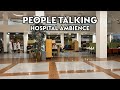 People Talking Hospital Ambience Blood Taking Service Waiting Room