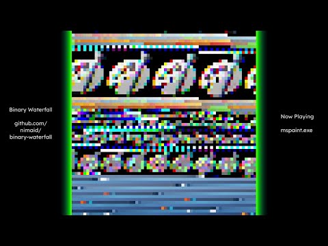 The sounds of mspaint.exe | Binary Waterfall