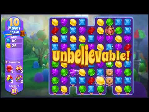 Willy Wonkas Sweet Adventure Level 77 - NO BOOSTERS 🍫 | SKILLGAMING ✔️
