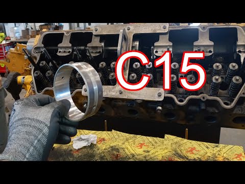 C15 Camshaft and Cam Bearings Installation.