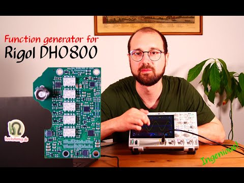 Rigol DHO800-Hack: Adding an arbitrary function generator!