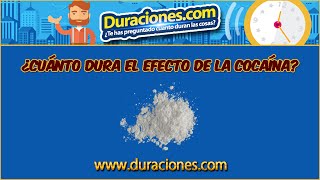 ¿Cuánto dura el efecto de la cocaína | Duraciones.net