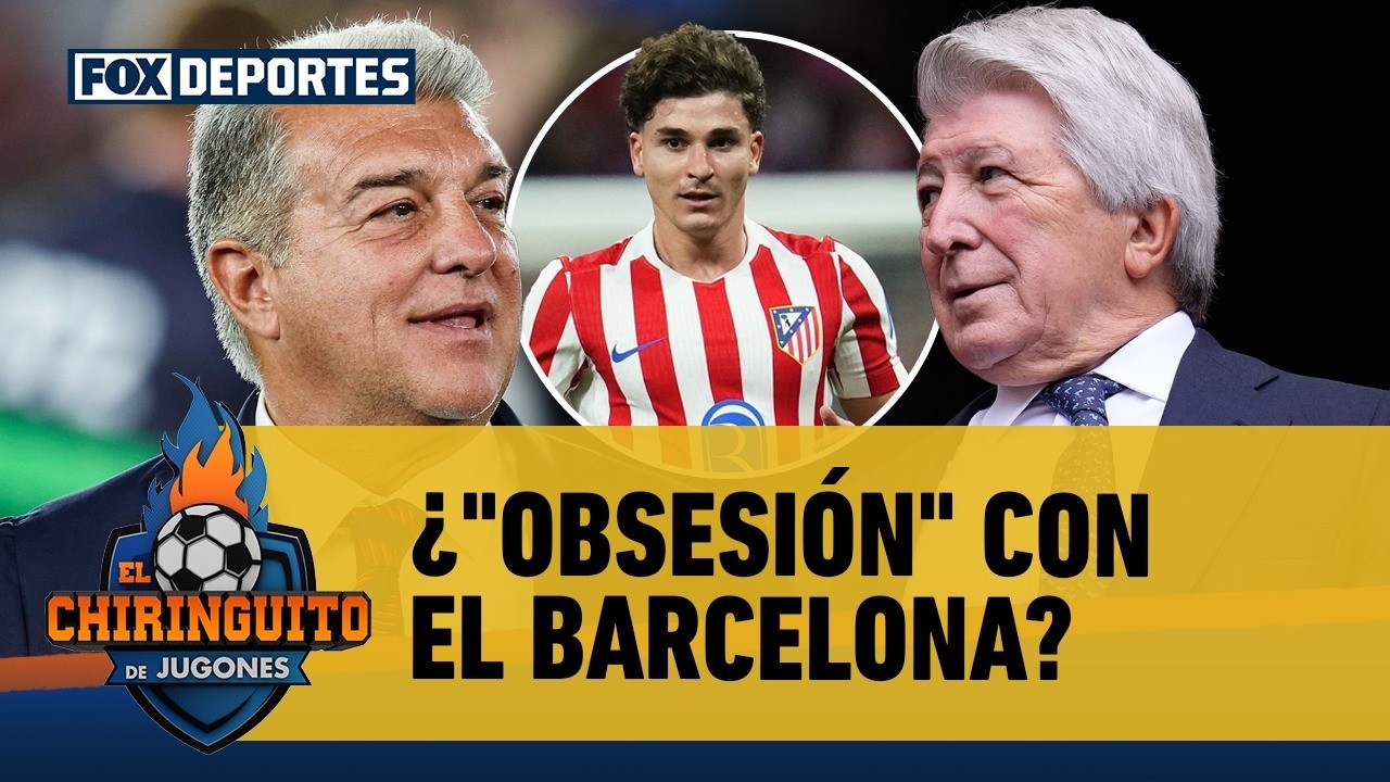 😳 ¿ATLÉTICO MADRID tiene una "obsesión" con el BARCELONA y el tema JULIÁN ÁLVAREZ? | El Chiringuito