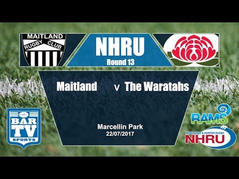 2017 NHRU Round 13 Premier 1 - Maitland v Waratahs