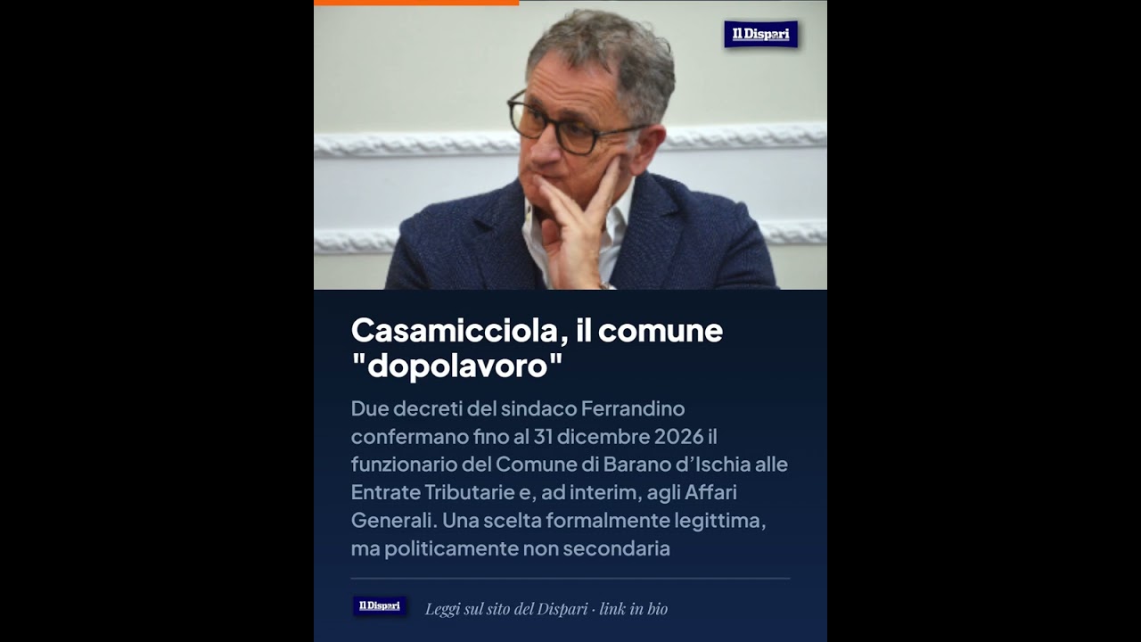 Casamicciola, il comune "dopolavoro"