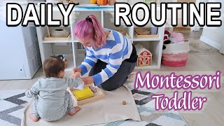 REALISTIC MONTESSORI DAILY ROUTINE! A Day in the Life of a Montessori Toddler | Montessori At Home