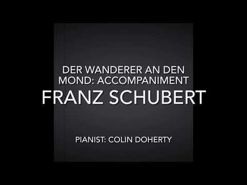 Schubert Der Wanderer an den Mond Piano Accompaniment