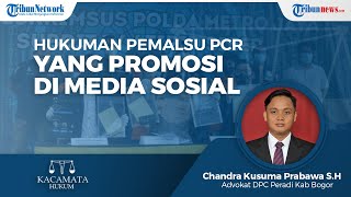 Pemalsu Surat PCR Palsu yang Promo di Media Sosial Terkena Pidana & UU ITE Maksimal Penjara 12 Tahun