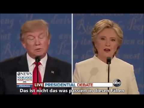 Dritte Präsidenten Debatte - Clinton, Trump zu Abtreibung partial birth abortion