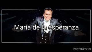 Juan Gabriel  María de la esperanza  Karaoke