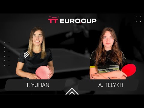 18:50 Tetiana Yuhan - Anastasiia Telykh 29.12.2023 TT Euro.Cup Women Ukraine Master. TABLE 3
