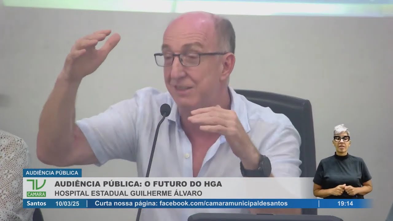 Audiência Pública | O Futuro do HGA - Hospital Estadual Guilherme Álvaro