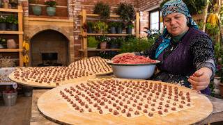 🌿 Dushpere – Traditional Azerbaijani Pasta from Village Life