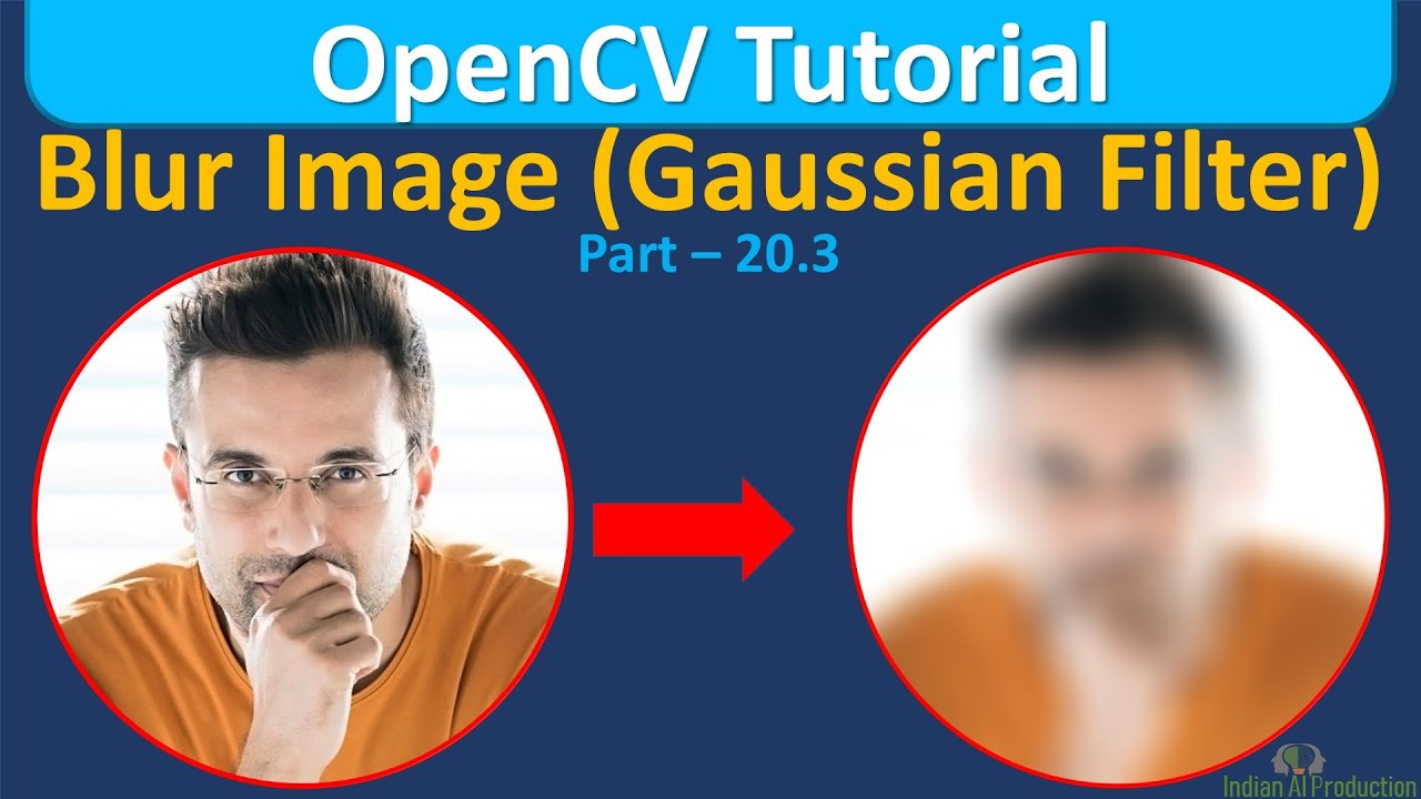 Blur Image using Gaussian Filter OpenCV Python | OpenCV Tutorial in Hindi | Computer Vision