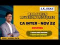 CA INTER NOV 22 MARATHON REVISION COSTING