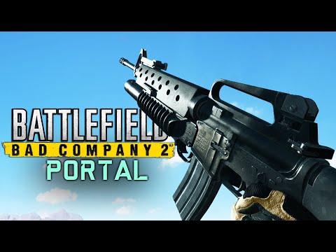Battlefield Bad Company 2 Portal - All Weapons Showcase in 4K Ultra