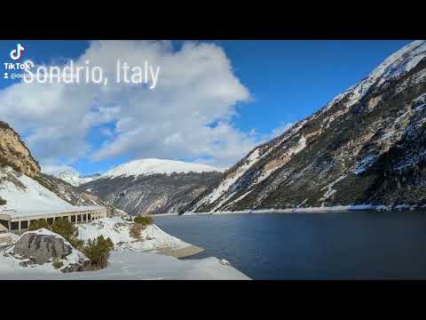 Sondrio Italy, snow and lake lovers