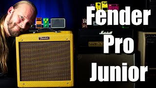 Video thumbnail for Fender Pro Junior IV (Small & Simple Tube Amp) by Elmo Karjalainen