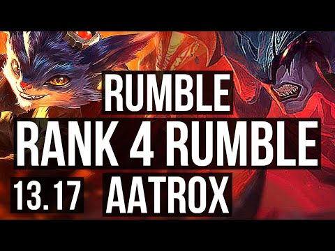 RUMBLE vs AATROX (TOP) | Rank 4 Rumble, 8/3/7, Rank 21 | EUW Challenger | 13.17