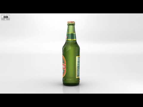 Tsingtao Beer Bottle 3D model by 3DModels.org