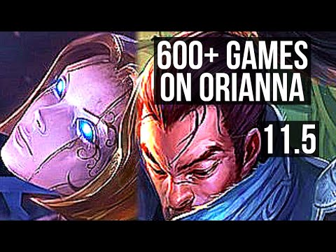 ORIANNA vs YASUO (MID) | 5/0/12, 600+ games | NA Diamond | v11.5