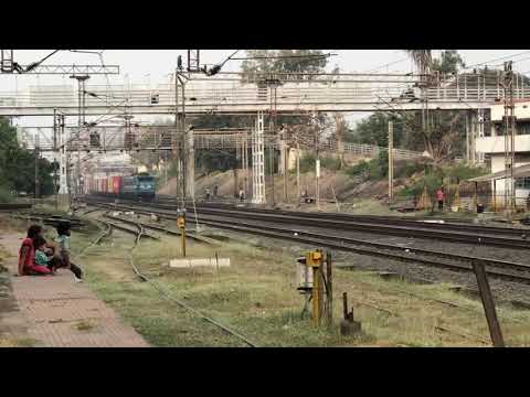 Long train in India with 100 wagons.