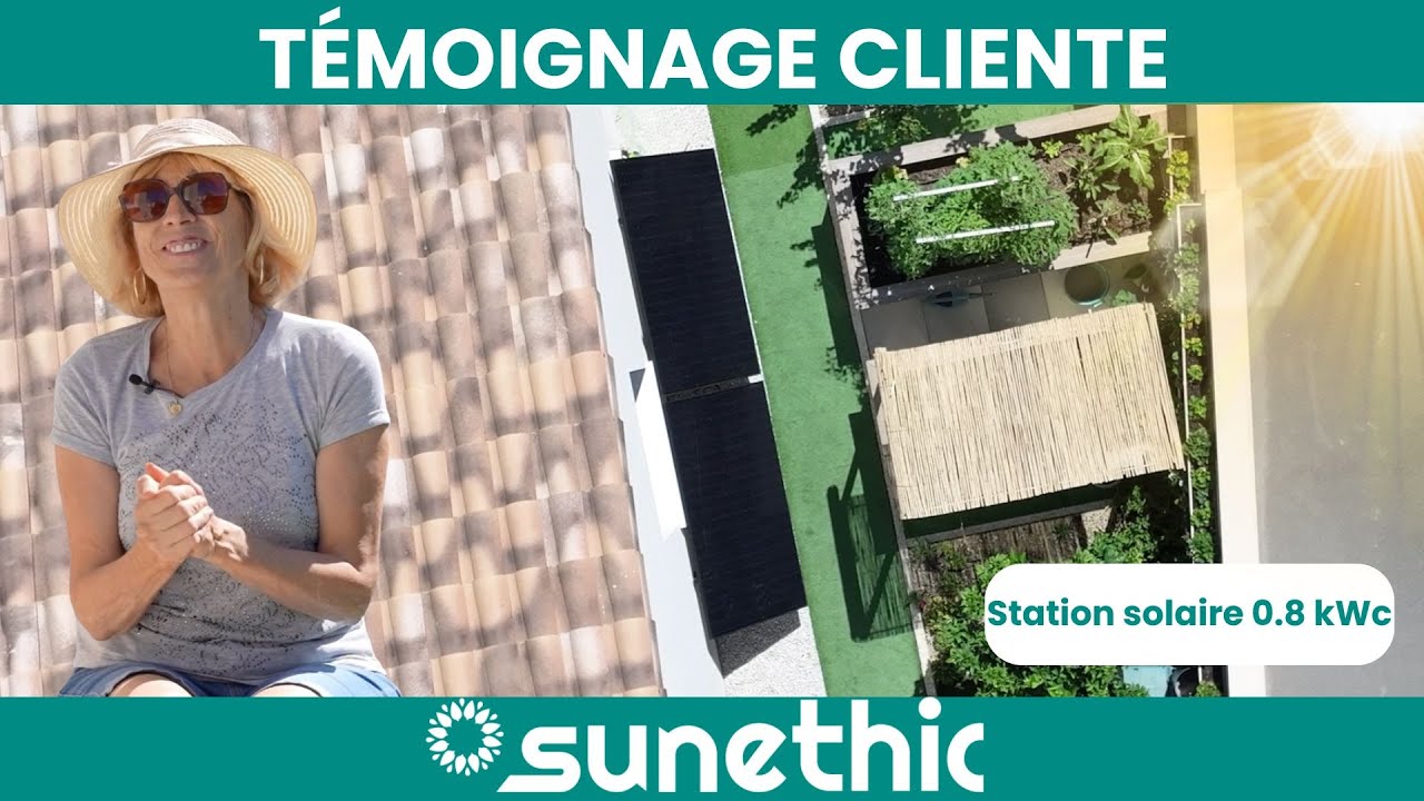 Avis clients Sunethic : Station Solaire Plug And Play Autoconsommation, 2 Panneaux sur façade (0,8 kWc)