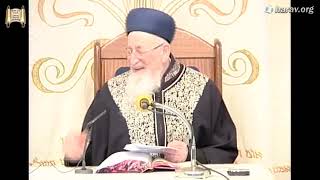 כוונה בעשית המצוות - פרשת פקודי תשס"ח - מרן הרב מרדכי אליהו (הרב מרדכי אליהו זצ"ל) - התמונה מוצגת ישירות מתוך אתר האינטרנט יוטיוב. זכויות היוצרים בתמונה שייכות ליוצרה. קישור קרדיט למקור התוכן נמצא בתוך דף הסרטון