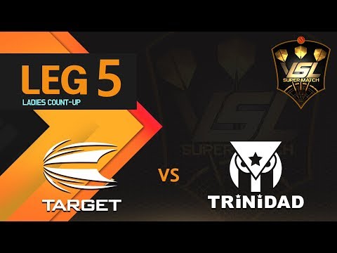 VSL Darts Super Match Week 6 - TARGET vs TRINIDAD Match 1 Leg 5 LADIES C UP (지해나 vs 성혜림)
