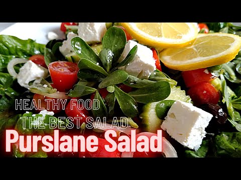 How to make Purslane Salad | Elizabeth Abrahan