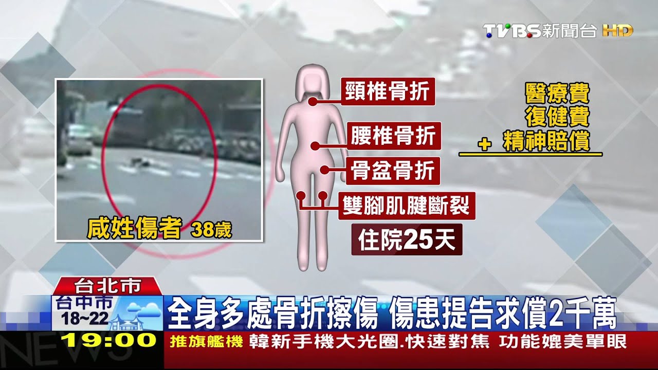 輾過人遭求償2千萬 公車女駕駛開庭喊冤