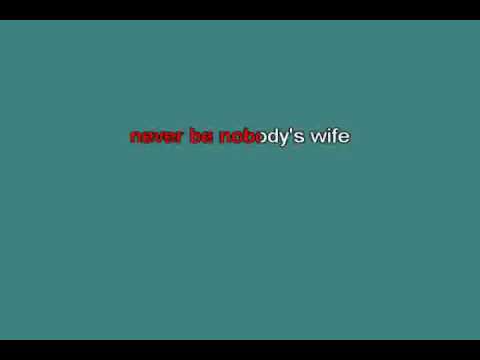 Nobody's wife   Anouk [karaoke]