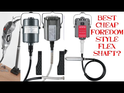 Cheap Foredom Alternatives. Testing 3 Vevor Flex Shaft Motors.