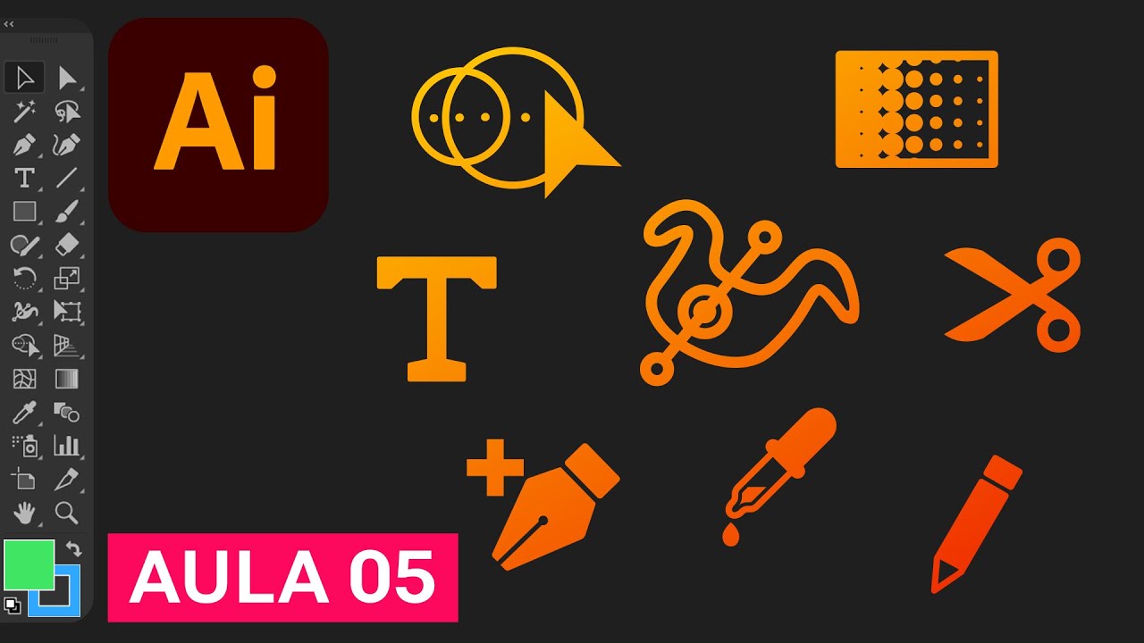 As principais ferramentas do Illustrator