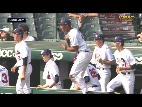 Highlights: Cuba v USA - U-18 Baseball World Cup 2015