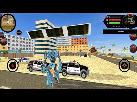 Robot Shark Attack: Transform Robot Shark Game 2021 - Android Gameplay