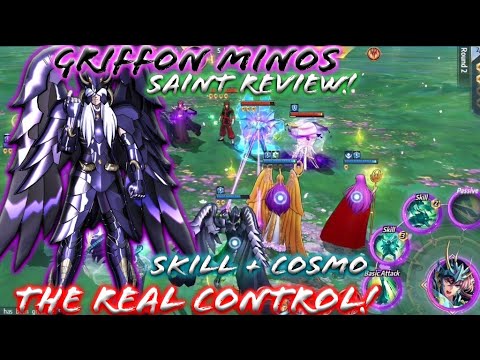 Saint Seiya: Awakening - Griffon Minos Review! The Real Saint Control! Control Your Opponent Action!