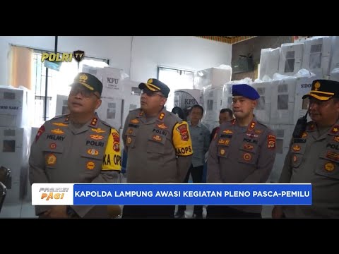 KAPOLDA LAMPUNG AWASI KEGIATAN PLENO PASCA
