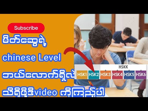 let's test Your Chinese level (ဒီvideo လေးကြည့်ပီးရင် ကိုယ့်တရုတ်စာlevelကို ကိုယ်သိပီ)