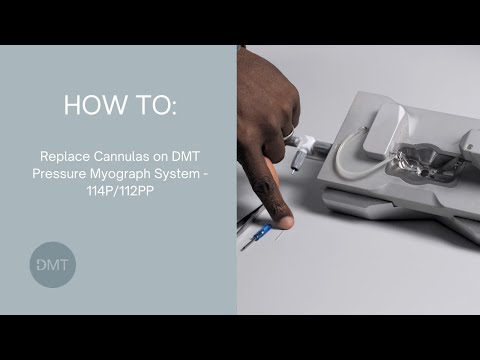 Replace cannulas on DMT 112PP and 114P systems
