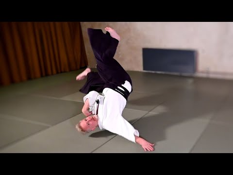 High falls practice for iriminage and shihonage - Aikido Virtual Dojo
