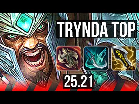 TRYNDAMERE vs TRUNDLE (TOP) | 6 solo kills, 41k DMG | EUW Master | 25.21