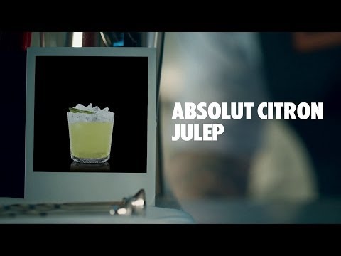 ABSOLUT CITRON JULEP DRINK RECIPE - HOW TO MIX