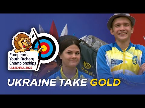 Ukraine take gold in the U18 Compound Mixed Team! 🇺🇦