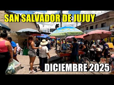 RECORRIENDO LA TERMINAL VIEJA DE JUJUY | ZONA DE COMERCIOS Y VENDEDORES  AMBULANTES | DICIEMBRE 2025
