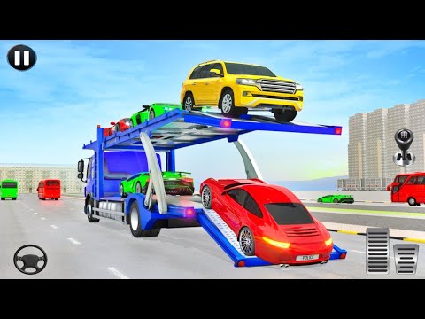Grand Car Transport Truck Driving Simulator - Cargo Car Transporter Vehicle - Android level #4