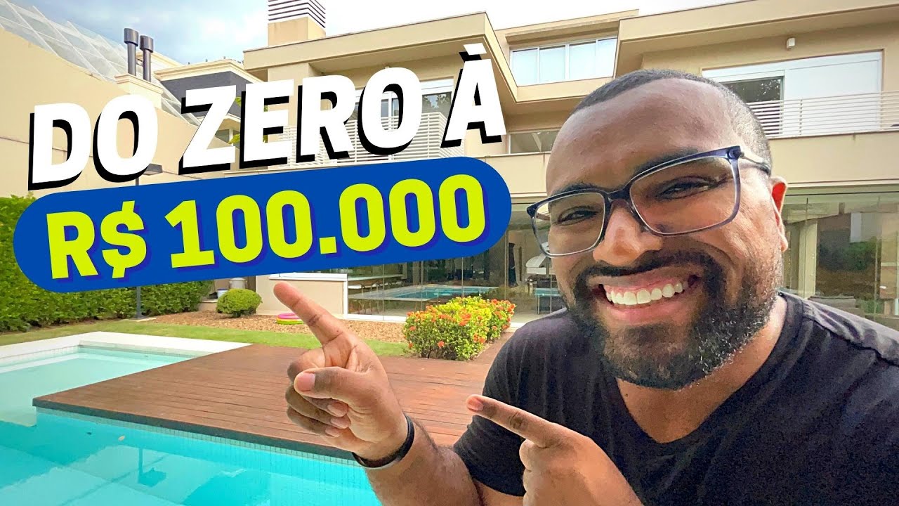 Como sair de R$ 0 a 100.000 mil reais em 2022 - 4 coisas para ganhar dinheiro | Tiago Fonseca