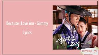 Gummy - Because I Love You (OST. My Sassy Girl) Lyrics Romanization