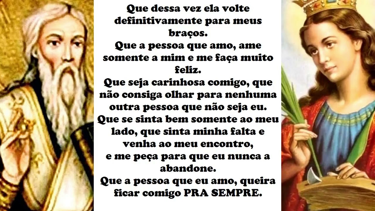 Oração a Santa Catarina e a São Cipriano para trazer pessoa amada